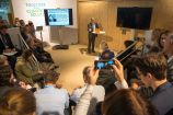 Prof. Mojib Latif (GEOMAR) bei der German Science Hour zu „Climate of the past - climate of the future" auf dem Deutschen Pavillon (COP 23, Bonn)