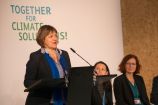 Vera Stercken (BMBF) auf dem BMBF-Side Event "Global Stocktake: Information from science" auf dem deutschen Pavillon (COP 23, Bonn)