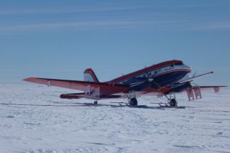 Polarflugzeug POLAR 6 in der Antarktis