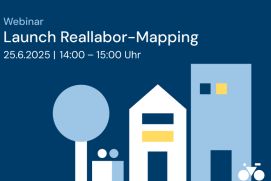 Ankündigung des Webinars zum Launch des Reallabormappings Bauen und Wohnen, acatech