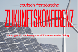 Visual für die deutsch-französische Zukunftskonferenz, organisiert vom Deutsch-Französischen Zukunftswerk