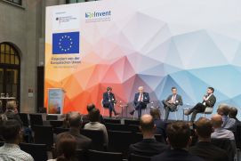 In Berlin diskutierten die Teilnehmenden über Innovationsprozesse zur Dekarbonisierung der Industrie.