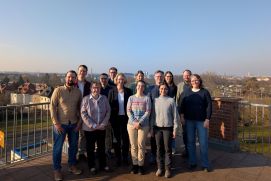 Gruppenfoto des TripleBird-Konsortiums beim BirdFutures-Workshop am UFZ in Leipzig 