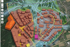 Urbane Digitale Zwillinge können bereits vor einer Baumaßnahme beispielsweise den Effekt für das Stadtklima schnell und unkompliziert simulieren, da sie verschiedene Informationen intelligent miteinander verknüpfen.