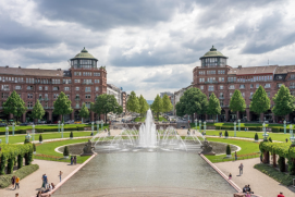 Viele Städte Deutschlands – wie etwa Mannheim (siehe Foto) und Aachen – arbeiten mit Urbanen Digitalen Zwillingen, um die Stadtplanung zu optimieren. Künftig soll auch das Thema Klimaanpassung integriert werden.