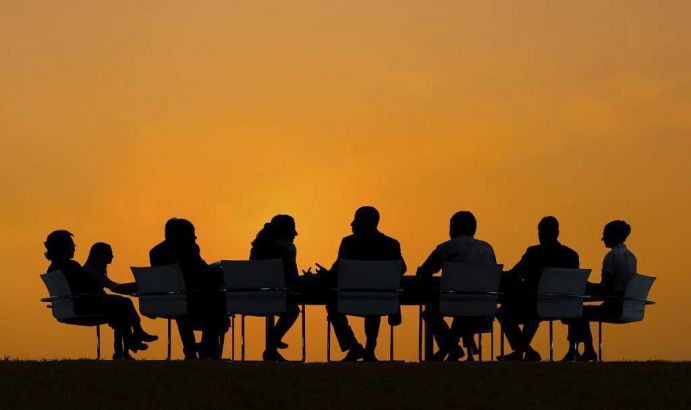 Group of Business People Meeting