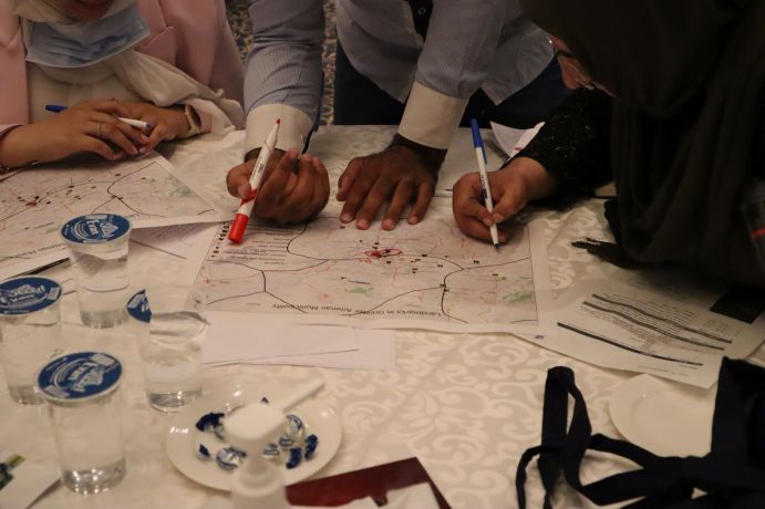 Teilnehmende aus Deutschland und Jordanien beim Kick-off des Projektes "CapTain Rain" am 3. Oktober in Amman, Jordanien.