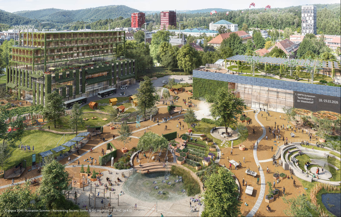 Campus 2045 Illustration Sommer 