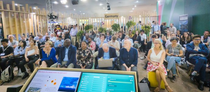 Das BMFTR Event im deutschen Pavillon stieß auf großes Interesse.