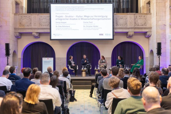 BMFTR-Symposium "Nachhaltigkeit in der Wissenschaft" Podiumsdiskussion