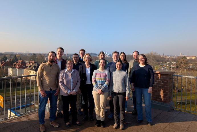 Gruppenfoto des TripleBird-Konsortiums beim BirdFutures-Workshop am UFZ in Leipzig 