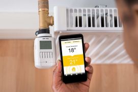 Adjusting Temperature On Thermostat Using Cellphone