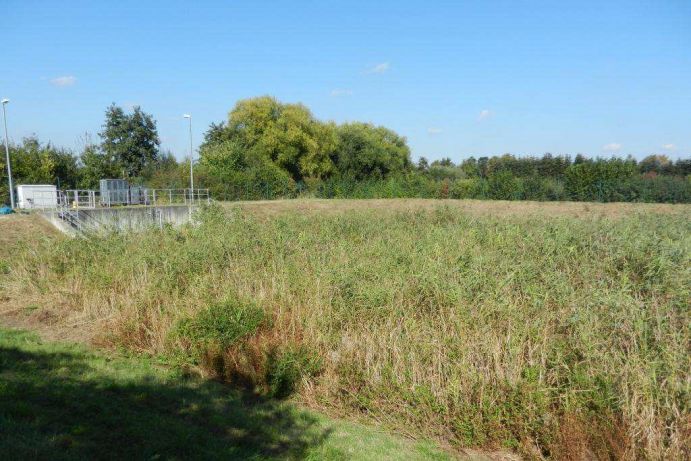Retentionsbodenfilter zur Aufnahme von Wasser aus der Mischwasserentlastung Retentionsbodenfilter sind Bodenfilter, die vertikal durchflossen werden. Sie nehmen unbehandeltes Abwasser auf, das bei Starkregenereignissen aus der Mischwasserentlastung meist zunächst in Regenüberlaufbecken und anschließend in Retensionsbodenfiltern abgeschlagen wird. In vorangegangenen Studien konnte gezeigt werden, dass Nährstofe wie Ammonium oder Phosphat, sowie Schwebstoffe sehr gut zurückgehalten werden. Allerdings ist das Wissen hinsichtlich der Spurenstoffentfernung in Retentionsbodenfiltern und der zu Grunde liegende Mechanismus begrenzt.
Aufnahmedatum, September 2016
