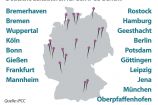 Deutsche Leitautoren für den IPCC-Bericht Diese Grafik stammt aus der aktuellen Ausgabe von Perspektive Erde "Was macht der Weltklimarat?",
in der die Arbeitsweise des UN-Gremiums IPCC dargestellt wird. Zudem werden Informationen und Ansprechpartner zu
BMBF-geförderten Klimaforschungsprojekten aus der „Forschung zum
Globalen Wandel“ vorgestellt.