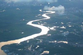 River in the tropical north of Brazil