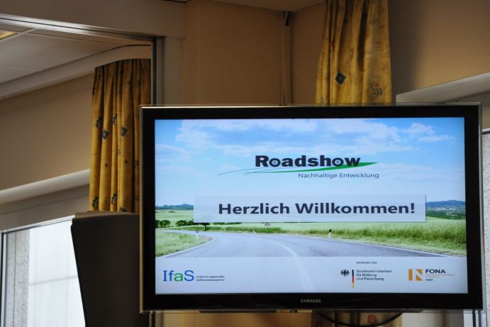 Die „Roadshow Nachhaltige Entwicklung“ macht am 11. und 12. April in Nürnberg Station. Die "Roadshow Nachhaltige Entwicklung" macht am 11. und 12. April in Nürnberg Station.