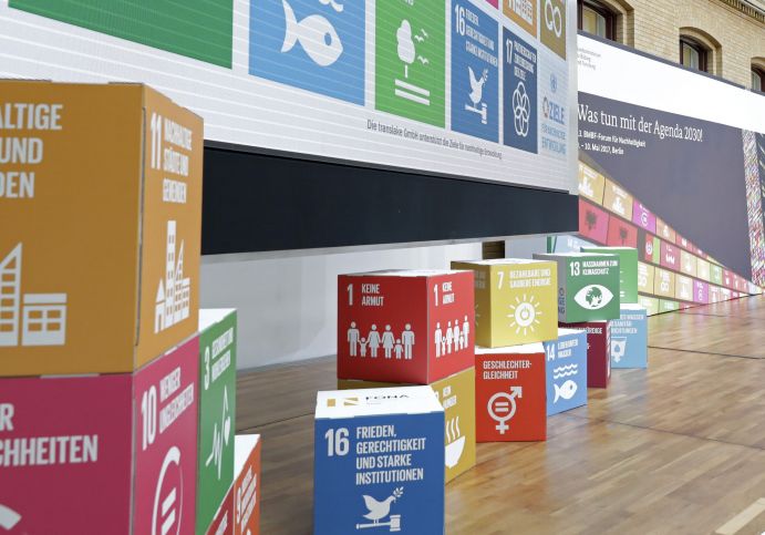 Die SDGs als zentrales Thema von Veranstaltungen des BMBF