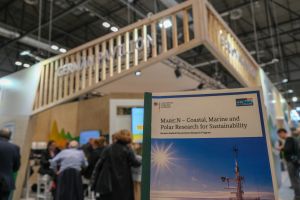 Die Deutsche Meeresforschung präsentiert sich zum 25. UN-Klimagipfel (COP25) am "German Pavilion" in Madrid. Die Deutsche Meeresforschung präsentiert sich zum 25. UN-Klimagipfel (COP25) am "German Pavilion" in Madrid.