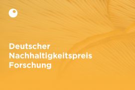 Deutscher Nachhaltigkeitspreis Forschung 2020