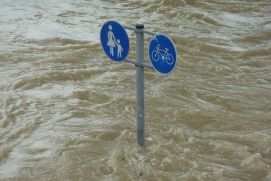 Nach Starkregen kommt oft Hochwasser.