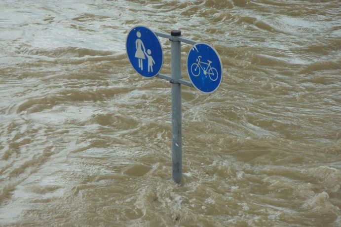 Nach Starkregen kommt oft Hochwasser.