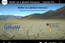 Screenshot vom Video “Water as a Global Resource – Voices from the research initiative GRoW” 