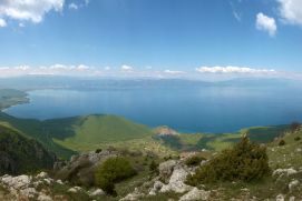 Blick auf den Ohridsee