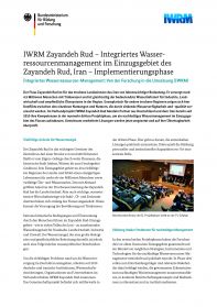 Titelblatt IWRM Zayandeh Rud Implementierungsphase