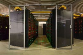 Der Supercomputer HLRE-3 „Mistral" am Deutschen Klimarechenzentrum (DKRZ)