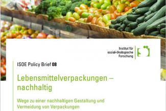 ISOE Policy Brief Lebensmittelverpackungen - nachhaltig