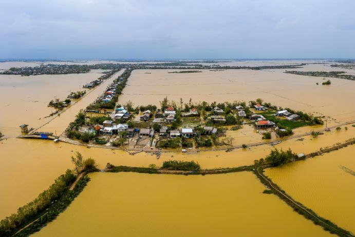 Hochwasser Hue, Oktober 2020