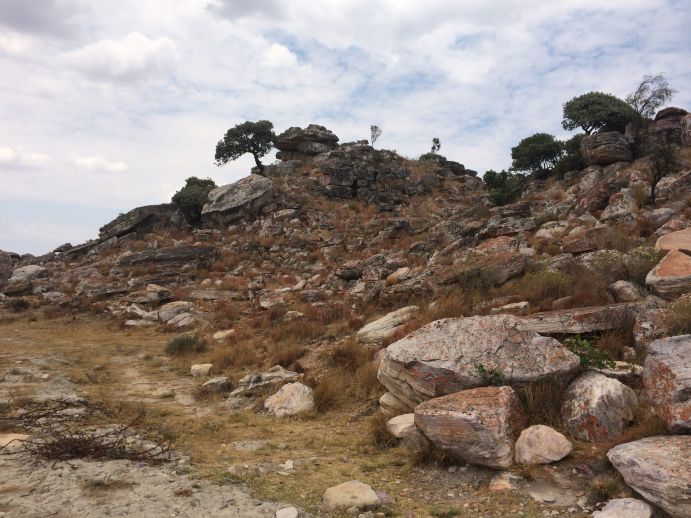 Feldforschungsgebiet auf der Hochebene Tundavala, Angola