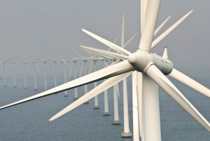 Offshore-Windpark vor der Küste Dänemarks