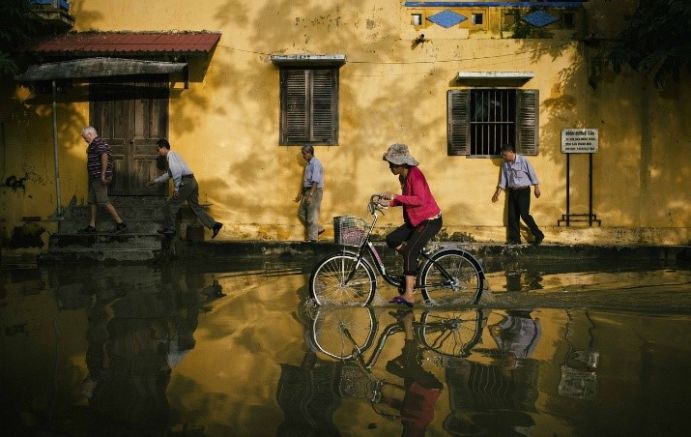 Der Alltag der Menschen in Vietnam inmitten von Starkregen und Hochwasser