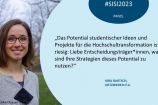 Bildzitat zum 6. BMBF-Symposium "Nachhaltigkeit in der Wissenschaft" 