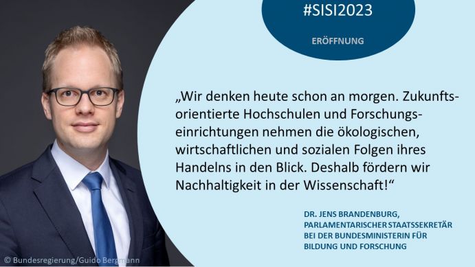 Bildzitat zum 6. BMBF-Symposium "Nachhaltigkeit in der Wissenschaft" 