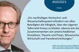 Bildzitat zum 6. BMBF-Symposium "Nachhaltigkeit in der Wissenschaft" 