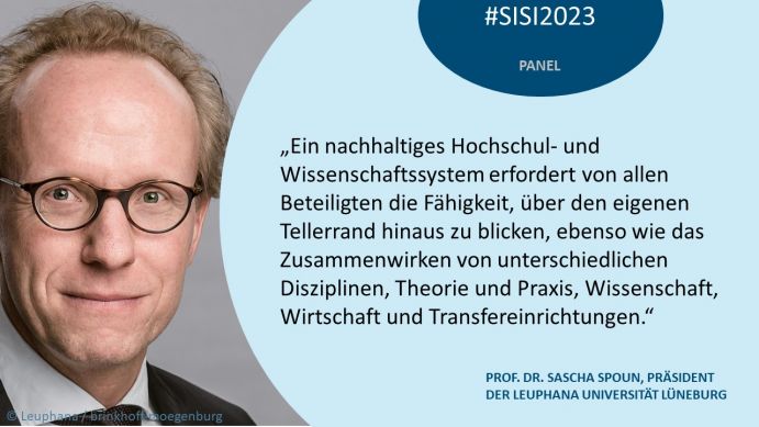 Bildzitat zum 6. BMBF-Symposium "Nachhaltigkeit in der Wissenschaft" 