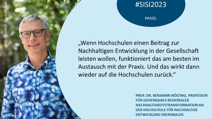 Bildzitat zum 6. BMBF-Symposium "Nachhaltigkeit in der Wissenschaft" 