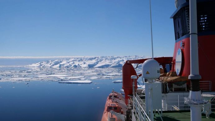 Die aktuelle POLARSTERN-Expedition führt in die Ostantarktis