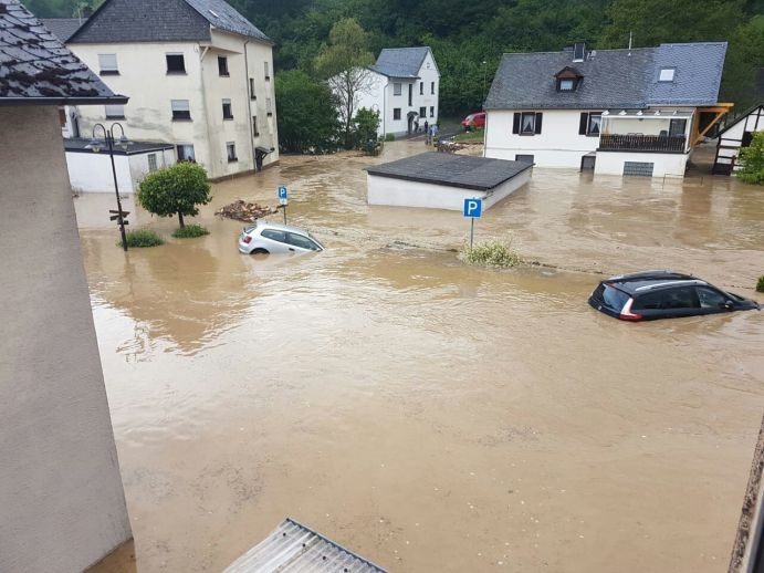 Die Verbandsgemeinde Herrstein-Rhaunen gehört zu den Pilotkommunen im Projekt FloReST. Heftige Gewitter mit Starkregen führten dort 2018 zu massiven Überflutungen. Hochwasser in Herrstein-Rhaunen