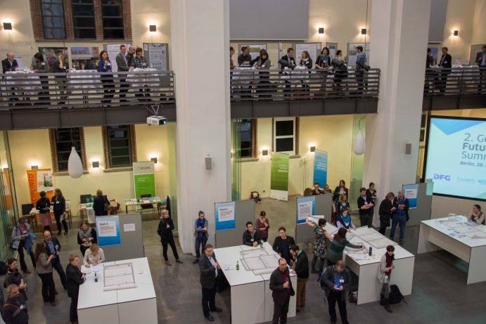 Participants at the 2nd German Future Earth Summit in Berlin, Germany.