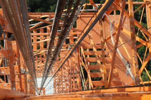 View of the inside of the ATTO measuring tower: the BMFTR is funding the ATTO research infrastructure with around 19 million euros until 2028. The tower was inaugurated in 2015.
