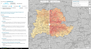 Mithilfe des „Digitalen Klimaatlas Region Stuttgart“ können Bauvorhaben bereits vor der Umsetzung so geplant werden, dass mögliche Gefahren durch Starkregen oder Hitze vermieden werden können.