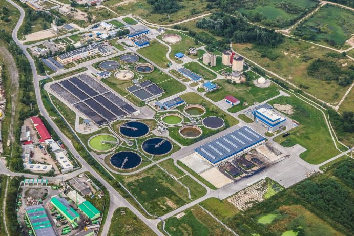 Wastewater treatment plants are an important source of phosphorus