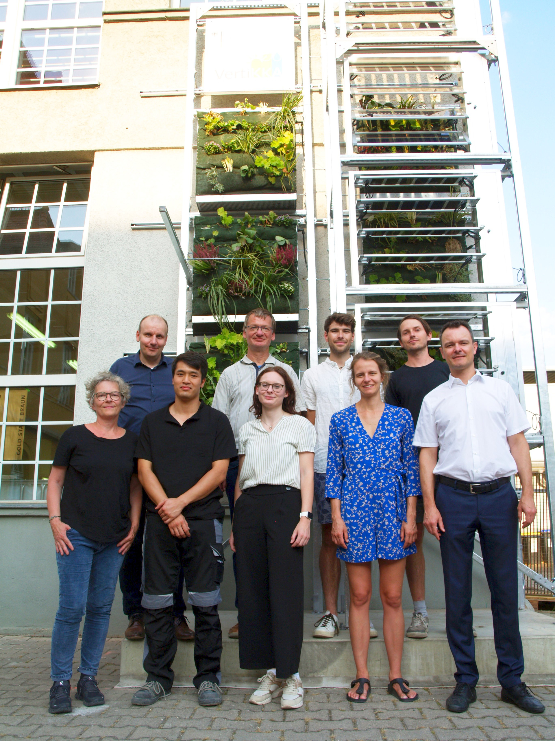 Das VertiKKA2-Team bei der Eröffnungsveranstaltung des Reallabors in Weimar